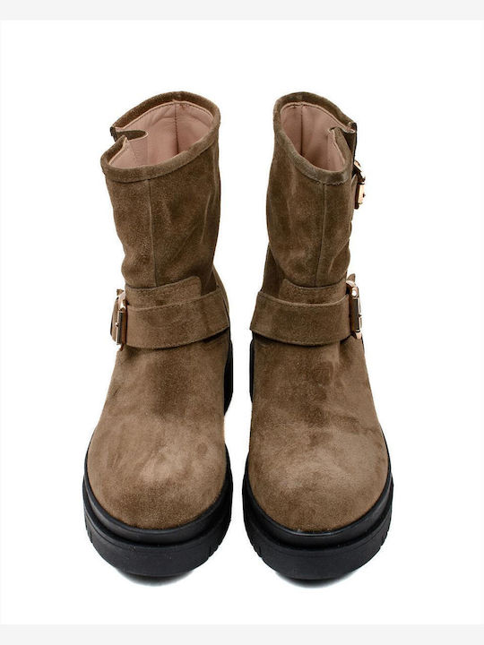 Stiefeletten Damen Leder Zakro Collection Sb-9-fw22-23 Purpur Purpur