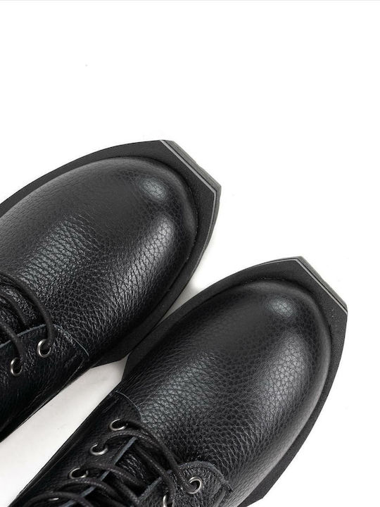 Дамски Кожени Ботуши Zakro Collection 6700-carpe Черно