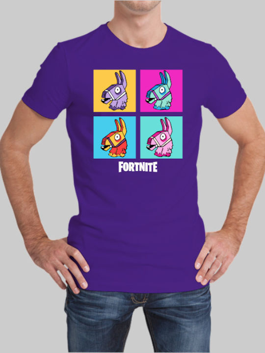 Tricou Fortnite Llama Roșu
