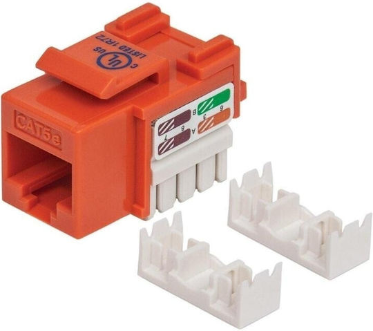 Intellinet U/UTP Cat.5e (Gigabit) Καλώδιο Δικτύου Ethernet 1m Πορτοκαλί