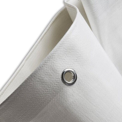 GTC Waterproof Tarpaulin 190gr/m² 4x6m. Heavy Duty White