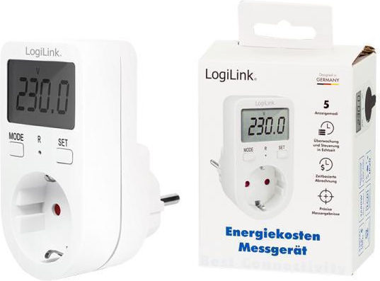 LogiLink Elektrischer Stromzähler für maximale Leistung bis 3.68kW