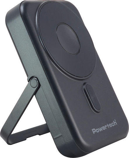 Powertech MagSafe Power Bank 10000mAh 22.5W με Θύρα USB-A και Θύρα USB-C Power Delivery / Quick Charge 3.0 Μαύρο