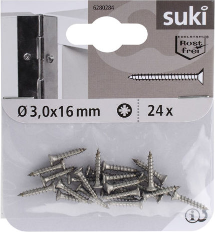 ArteLibre Βίδα Σταυρού Inox με Διάμετρο M3 και Μήκος 16mm