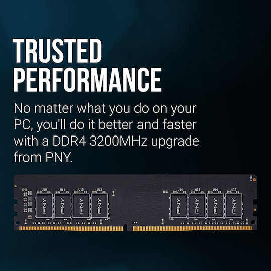 PNY Performance 16GB DDR4 RAM with 3200 Speed for Desktop