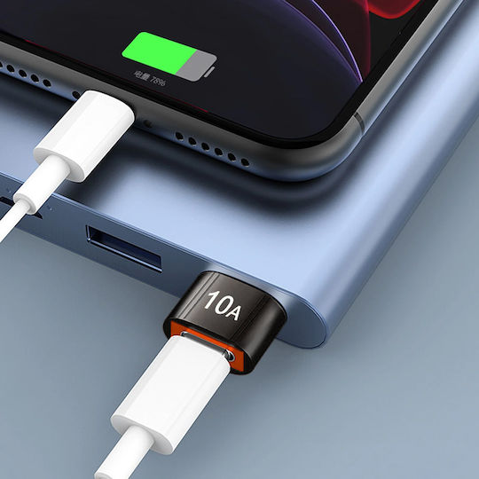 Techsuit Μετατροπέας USB-A male σε USB-C female 1τμχ