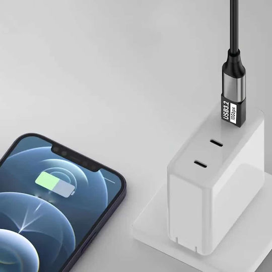 Techsuit Μετατροπέας USB-C male σε USB-A female 1τμχ