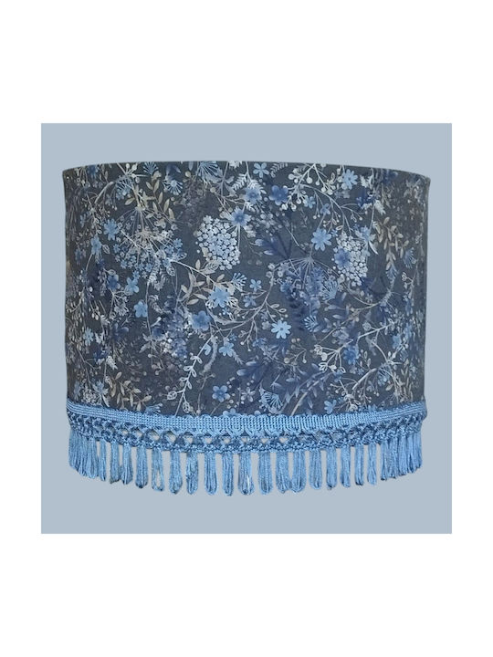 Oxygen Blue Flowers Floor Lamp Gray Oxygen Blue Flowers Floor Lamp Gray