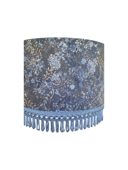 Oxygen Blue Flowers Stehleuchte mit Fassung für Lampe E27 Gray