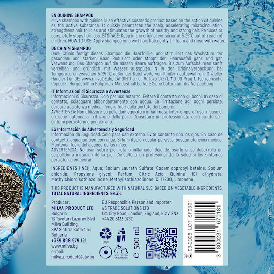 Milva Шампоан against Hair Loss for Добре Hair 1x500ml