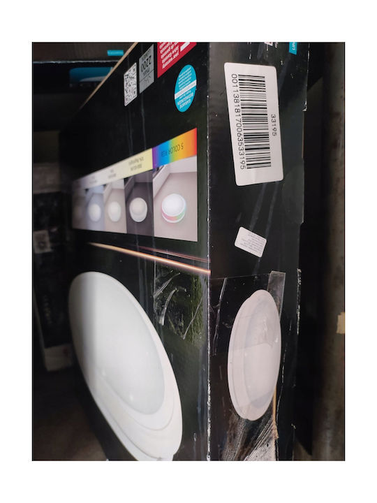 Eglo Ceiling Mount Light 40cm White with Integrated LED and Remote Control