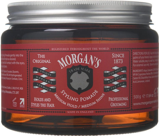 Morgan's Pomade για Μεσαίο Κράτημα & Λάμψη 500gr
