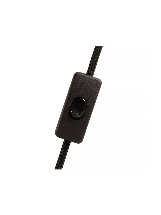 Lucide Lightning Ξύλινο Πορτατίφ για Ντουί E27 με Λευκό Καπέλο και Βάση