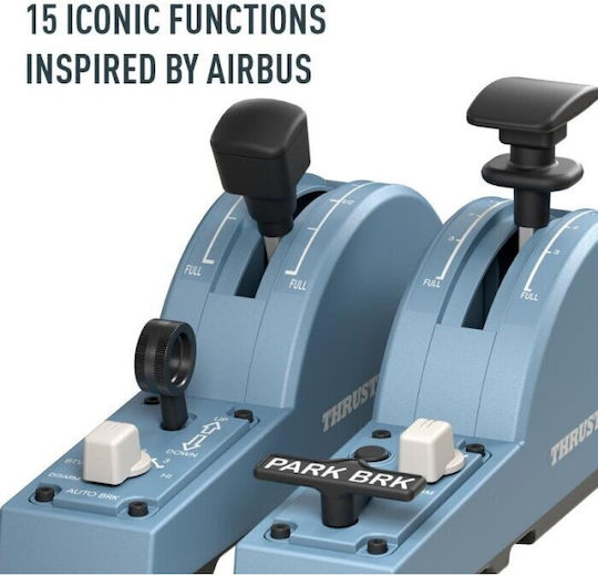 Thrustmaster TCA Quadrant Add-On Airbus Edition Joystick Wired Compatible With