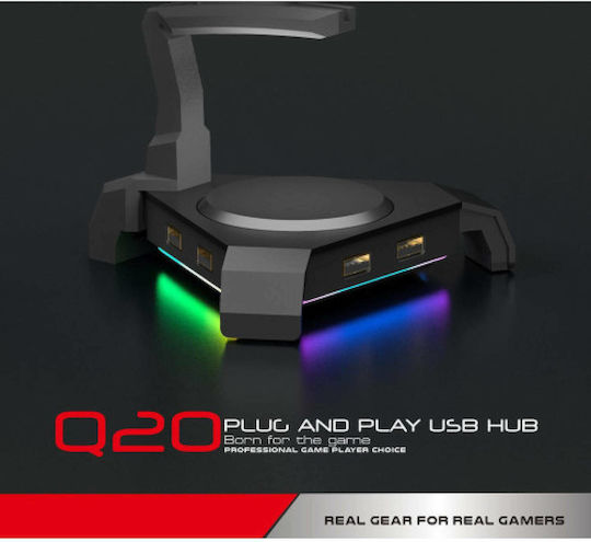 Motospeed Mouse Bungee Q20 Black