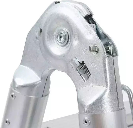 Kevard Teleskopische Leiter Aluminium Stufen mit maximaler Höhe 2.6m
