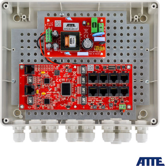 Atte Power Switch Συστημάτων CCTV IP-8-20-L2