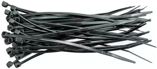 Vorel Δεματικά Καλωδίων Πλαστικά 430mmx4.8mm σε Μαύρο χρώμα (100τμχ) (73897)