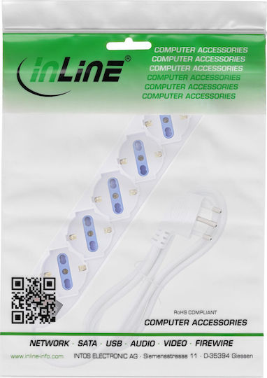 REV Power Strip 6 Positions with Switch and Cable 1.5m
