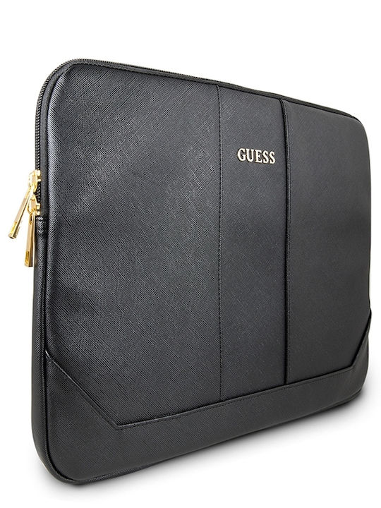 Guess Saffiano Θήκη για Laptop 13" σε Μαύρο χρώμα