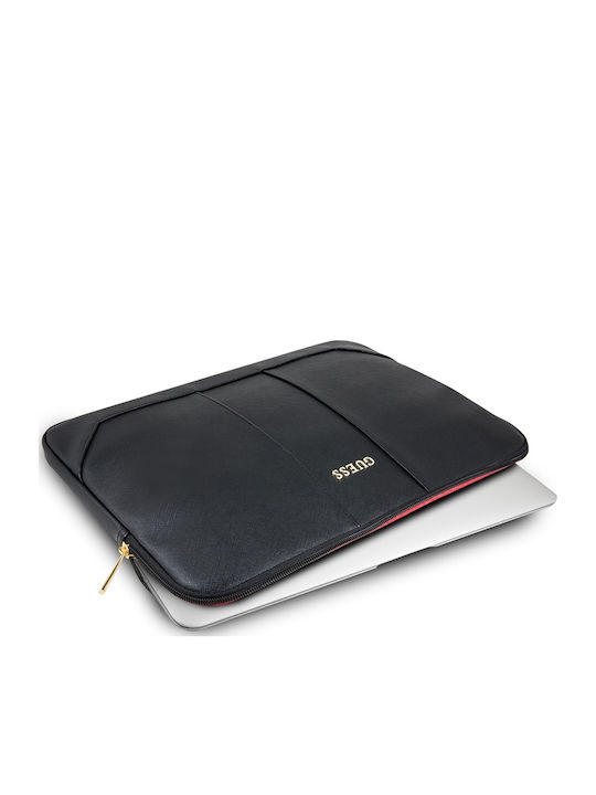 Guess Saffiano Θήκη για Laptop 13" σε Μαύρο χρώμα