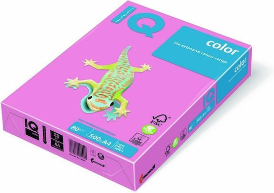 IQ Tech Hârtie de Imprimare A4 80gr/m² 1x500 foi Roz