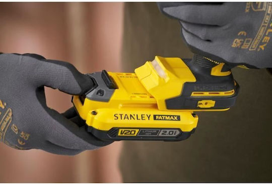 Stanley SFMCD725D2K Percussive Battery Brushless Drill Driver 18V 2x2Ah