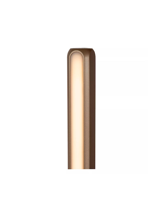 Lucide Lightning Braga LED Floor Lamp with Adjustable White Light Brown