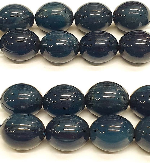 Roloi Komboloi Mastic Worry Beads Blue 33cm