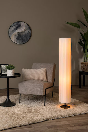 Lucide Lightning Fold Φωτιστικό Δαπέδου με Ντουί για Λαμπτήρα E27 Λευκό