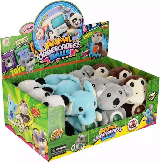 Squeezable Animal Plush 22cm Mix4 Mcdisp12/72