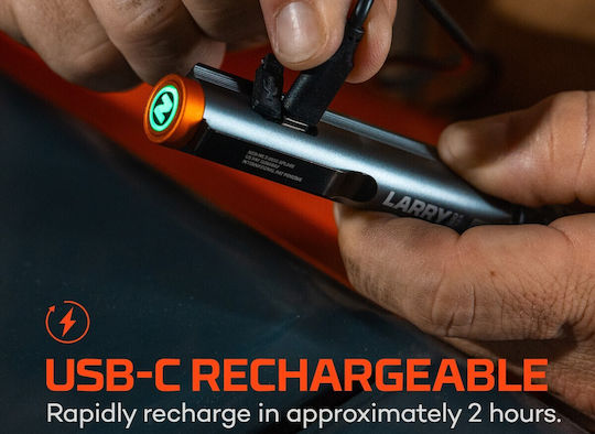 Nebo Rechargeable Work Light with Extension Cord LED IPX4 with Brightness up to 500lm Lil Larry