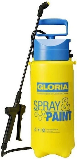Gloria Spray&Paint Ψεκαστήρας Προπιέσεως με Χωρητικότητα 5lt 3bar σε Διάφανο χρώμα