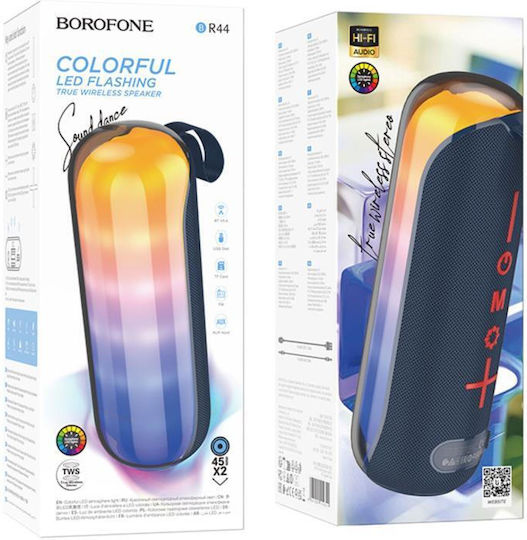 Borofone BR44 Bluetooth Speaker 5W with Radio and Battery Life up to 2 hours Black