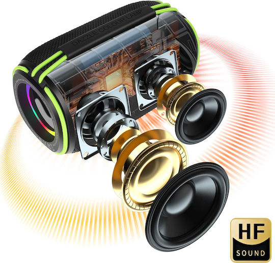 Wiwu Thunder H5 Ηχείο Bluetooth 15W με Διάρκεια Μπαταρίας έως 8 ώρες Μαύρο