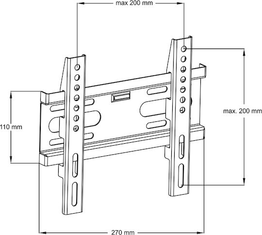 Art AR-44 Επιτοίχια έως 42" και 35kg
