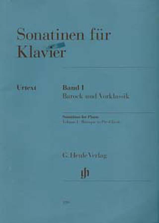 G. Henle Verlag Sonatinas For Piano - Baroque To Pre Classic Vol I/ Henle Verlag- Urtext Sheet Music for Piano