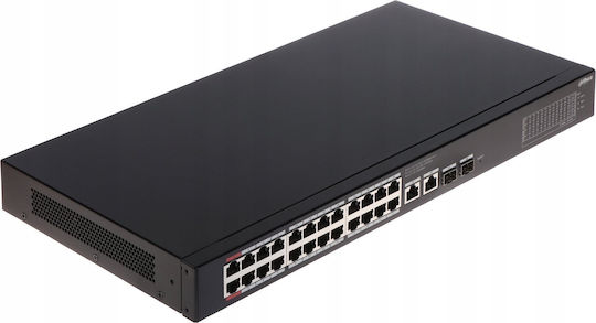 Dahua CS4228-24GT-375 Managed L2 PoE++ Switch με 28 Θύρες Gigabit (1Gbps) Ethernet και 2 SFP Θύρες