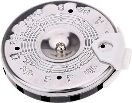 Alice Music Chromatisch Stimmgabeln/Stimmpfeifen A003AP PC-C in Silber Farbe
