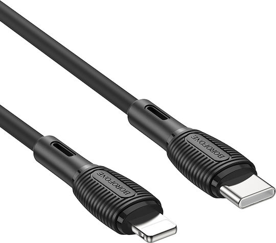 Borofone USB-C zu Lightning Kabel 20W Schwarz 1m