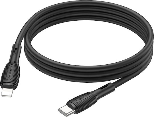 Borofone USB-C zu Lightning Kabel 20W Schwarz 1m