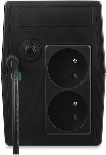 Volt Polska PICO UPS Line-Interactive 600VA 360W με 2 Schuko Πρίζες
