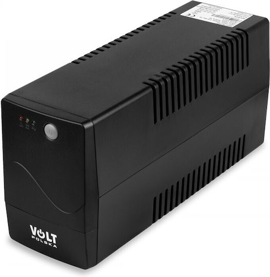 Volt Polska PICO UPS Line-Interactive 600VA 360W με 2 Schuko Πρίζες