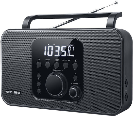 Muse M-091R Tabletop Radio Black