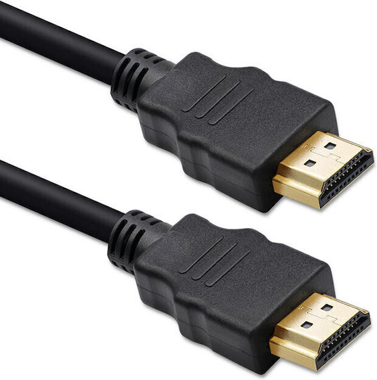 Qoltec HDMI 1.4 High Speed 1080p 120Hz Кабел HDMI Мъжки - HDMI Мъжки 2м Черен