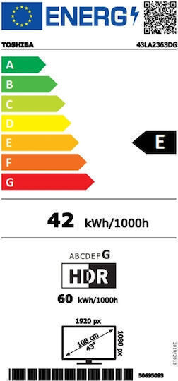 Toshiba Smart Television 43" Full HD LED LA23 HDR (2024)