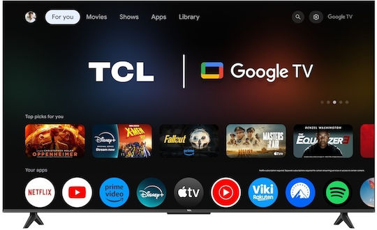 TCL Smart Television 55" 4K UHD LED 55V6C HDR (2025)