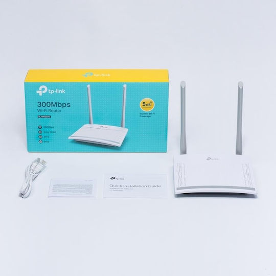 TP-LINK TL-WR820N v2 Ασύρματο Router Wi‑Fi 4 με 2 Θύρες