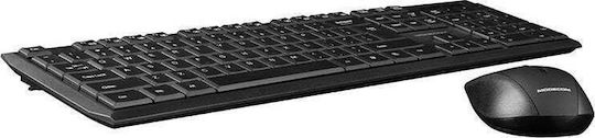 Modecom MC-7200 Ασύρματο Σετ Πληκτρολόγιο & Ποντίκι Αγγλικό US