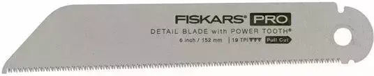 Fiskars Wood Saw Blade 150mm 19tpi Folding Pile